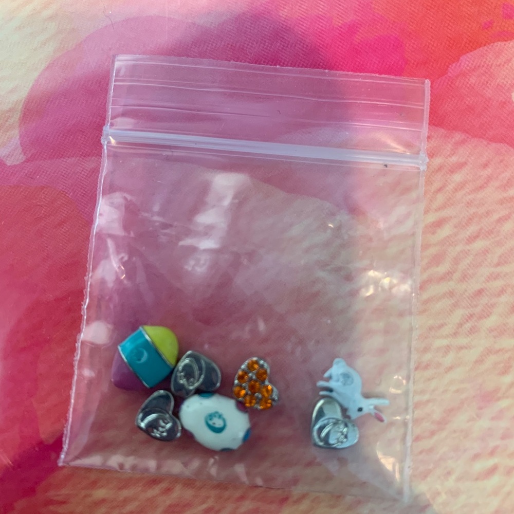 Retired Origami Owl Easter charms